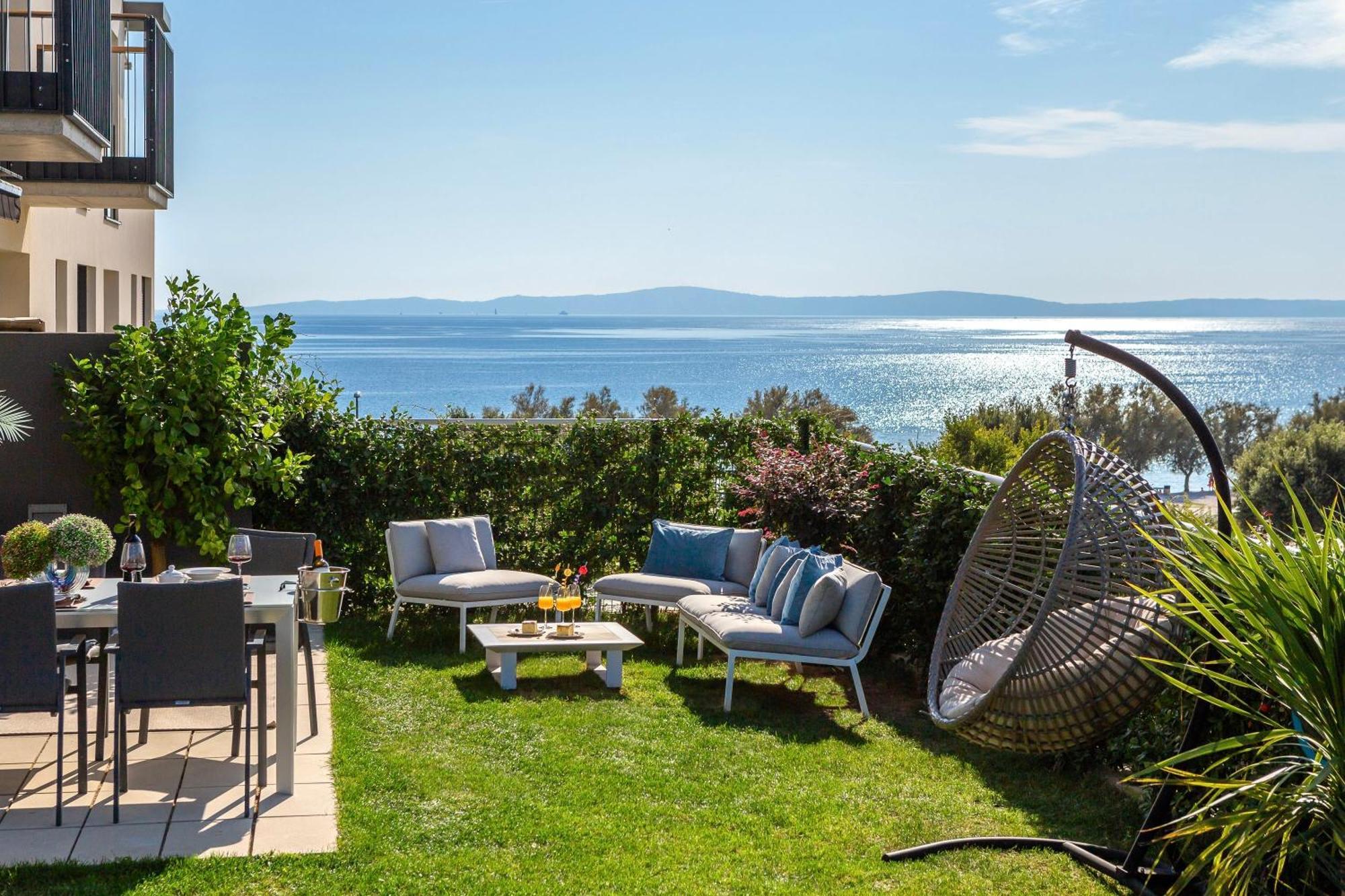 New Luxury Apartment With Private Heated Pool And Amazing Terrace With Seaview Split Exterior foto